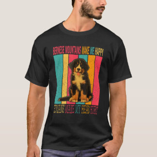  Bernese bergen maken Happy Humans H T-shirt