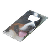 bernese-bergenhond-7 kredietkaart flessenopener (Achterkant Gekanteld)