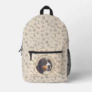 Bernese Berghond 2 Schilderij - Originele Honden K Bedrukte Rugzak