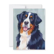 Bernese Berghond | Aquarel Huisdier
