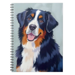Bernese Berghond Aquarel Huisdier Notitieboek