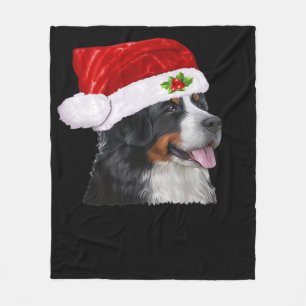 Bernese Berghond Kerst T-shirt Hond Kerst Cos Fleece Deken