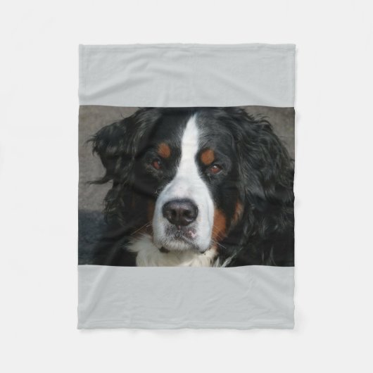 bernese berghond .png fleece deken (Voorkant)