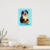 bernese berghond poster (Keuken)