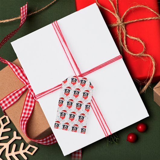Bernese Berghond Ras Kerstmis Cadeaulabel