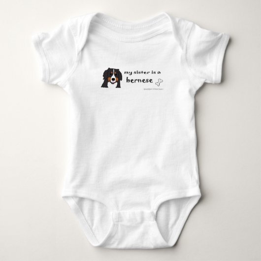 Bernese Berghond Romper (Voorkant)