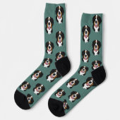 Bernese Berghond Sokken (Links)