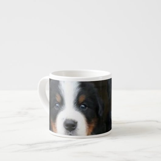 Bernese berghonden espresso kop (Voorkant links)