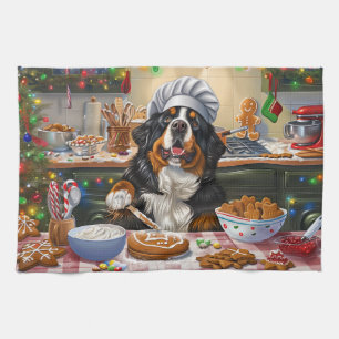 Bernese Bergvakantie Bakken: Festive Kerstmis Theedoek