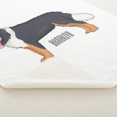 Bernese cartoon van berghond sherpa deken (3/4)