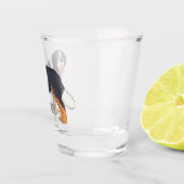 Bernese cartoon van berghond shot glas (Rechts)