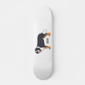 Bernese cartoon van berghond skateboard (Voorkant)