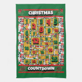 Bernese Countdown Kerstmis Advent Calendar Dog Theedoek (Verticaal)