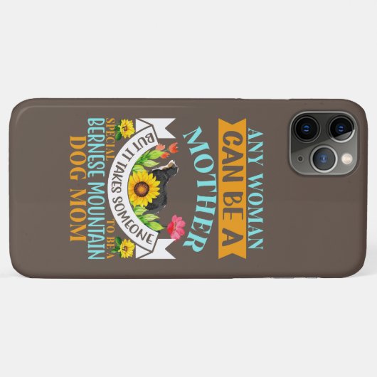 Bernese-hondenmoeder, Bernese-hondenmoeder, Bernes Case-Mate iPhone Case (Achterkant (horizontaal))