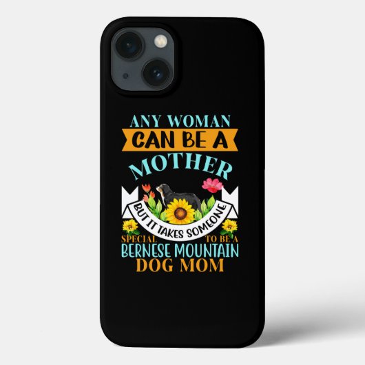 Bernese-hondenmoeder, Bernese-hondenmoeder, Bernes Case-Mate iPhone Case (Achterkant)