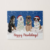 Bernese Leonberger Great Pyrenees Legpuzzel (Horizontaal)