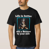 Bernese Lovers, Bernese Mountain Dog T-Shirt (Devant)