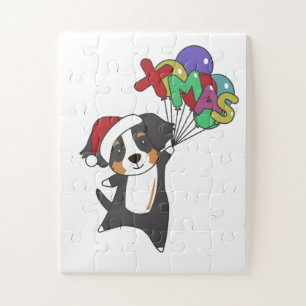 Bernese Merry Christmas Happy Christmas Dogs Legpuzzel