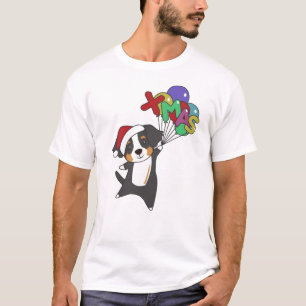Bernese Merry Christmas Happy Christmas Dogs T-shirt