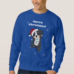 Bernese Merry KerstHappy kerstmis Hogs Sweat Trui