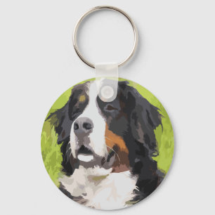 Bernese moundog sleutelhanger