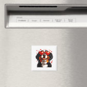 Bernese Mountain Cute Berner Dog Lover Valentines  Magneet (Insitu (Vaatwasser))