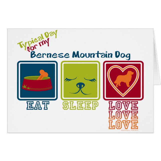 Bernese Mountain Dog (Voorkant Horizontaal)