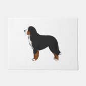 Bernese Mountain Dog 2 Deurmat (Voorkant)