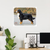 Bernese Mountain Dog 9T066D-221 Poster (Thuiskantoor)