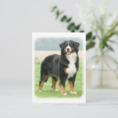 Bernese Mountain Dog 9Y066D-133 Briefkaart (Staand voorkant)