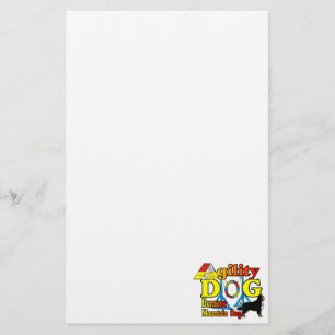 Bernese Mountain Dog Agility Briefpapier
