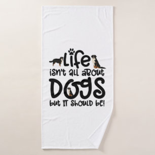 Bernese Mountain Dog Badhanddoek