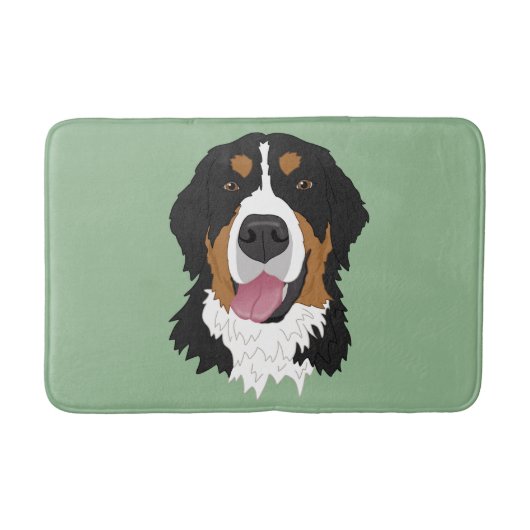 Bernese Mountain Dog Badmat (Voorkant)