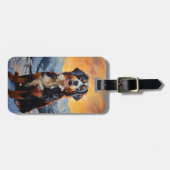 Bernese Mountain Dog Bagagelabel (Voorkant horizontaal)