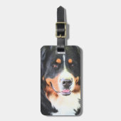 Bernese Mountain Dog Bagagelabel (Voorkant verticaal)