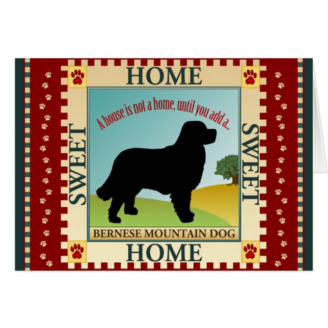 Bernese Mountain Dog (Berner) (Voorkant Horizontaal)