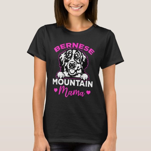 Bernese Mountain Dog - Bernese Mountain Mama T-shirt (Voorkant)