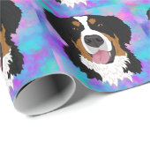 Bernese Mountain Dog Birthday  Cadeaupapier (Rol Hoek)