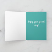 Bernese Mountain Dog Birthday Kaart (Binnen)