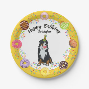 Bernese Mountain Dog Birthday Party Paper Bord
