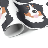 Bernese Mountain Dog Cadeaupapier (Rol Hoek)