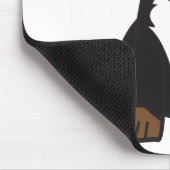 Bernese Mountain Dog Cartoon Muismat (Hoek)