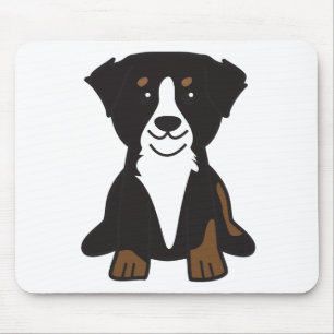 Bernese Mountain Dog Cartoon Muismat