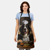Bernese Mountain Dog Chef Schort (Gedragen)