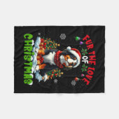 Bernese Mountain Dog Christmas Tree Decorations Do Fleece Deken (Voorkant (Horizontaal))
