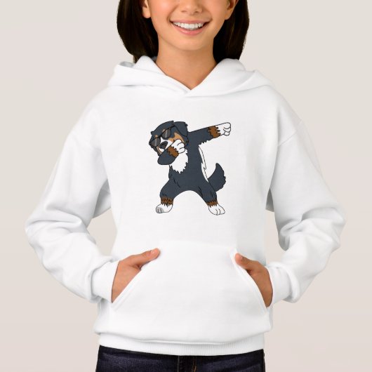 Bernese Mountain Dog Dabbing Dancing Funny Gift (Voorkant)