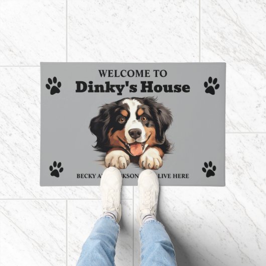 Bernese Mountain Dog Deurmat (Binnen)