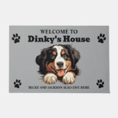 Bernese Mountain Dog Deurmat (Voorkant)