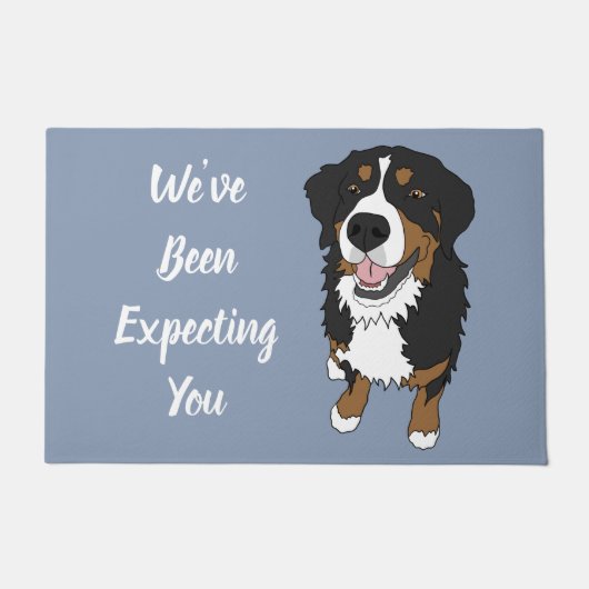 Bernese Mountain Dog Deurmat (Voorkant)