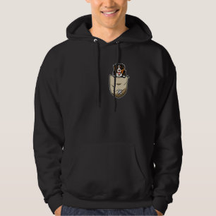Bernese Mountain Dog Dog en Pocket Owner Hoodie